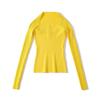 Otoño e Invierno nueva ropa europea y americana para mujer cuello alto boca cuadrada top suéter ajustado W21757