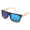 Moda Europea y Americana Madera de Bambú Bambú Moso Patas Gafas de Sol Clásicas de Viaje para Hombres y Mujeres Patas de Bambú Moso Sienes
