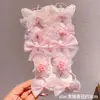Cuerda para el pelo de mariposa brillante rosa para niños Lazo para el pelo de niña pequeña Banda de goma de alta elasticidad y durabilidad para el pelo de bebé niña