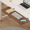Tablero de Extensión para Escritorio Oficina Escritorio Perforación-Gratis Ampliación Extensión Artefacto Escritorio de Computadora Plegable Bandeja para Teclado