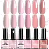 Set de Esmalte en Gel de 6 Colores Serie de Set de Esmalte en Gel de 6 Colores Gel de Fototerapia de Color Sólido Exclusivamente para Ventas Transfronterizas