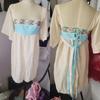 Lingerie Sexy, Saia de Gaze Chiffon Estilo Antigo, Faixa de Barriga Palaciana, Estilo Sexy Cos Dinastia Han Tentação Roupa de Paquera Seios Pequenos para Mulheres