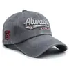 Nuevo Sombrero de Béisbol Lavado Suave de Algodón Bordado Transfronterizo Letras para Hombre Moda Exterior Tendencia para Hombre Desgastado