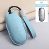 Adequado para os Modelos Ideal L6L7L8L9, Capa Protetora Simples de Couro para Chave de Carro, Estojo de Chave de PU de Três Cores com Cobertura Total