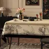 Mantel Impermeable y a Prueba de Aceite, Mantel de Escritorio sin Lavado, Mantel Rectangular para Mesa de Comedor, Mantel para Mesa de Café de Atmósfera de Alta Gama, Protector de Superficie de Mesa