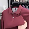 Nuevo Polo de Manga Larga con Cuello para Hombre Otoño Casual Holgado Estilo Básico Clásico Top Polo para Hombre