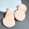 Esponja de Pó Solto para Base Líquida Triângulo Beauty Egg Pó de Mel Seco Fixador de Maquiagem Veludo Vertical Dupla Face Base Aérea Maquiagem Fábrica Atacado
