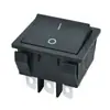 Interruptor de balancín KCD9 ETL Certificación Estándar de EE. UU. Panel Grande Negro 31*36 Interruptor de Encendido de Balancín 16A250V