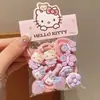 Ligas para el pelo lindas para niños, diademas de dibujos animados, alta elasticidad, bandas para el pelo que no dañan, accesorios para el pelo de Judy y Nick para niñas, en stock