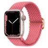 Adequado para Pulseiras de Apple Watch para Apple Watch Séries 1-12/Ultra3/Se3, Pulseira de Relógio Tecida em Nylon com Fivela de Deslizamento