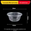 Caixa de Refeição Descartável Retangular com Tampa Lancheira Transparente Embalagem para Levar Fast Food Caixa para Embalar Frutas Conservação de Frescor Tigela Bento Espessa