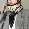 Moda Otoño e Invierno Bufanda Cálida Versátil Calentador de Cuello de Doble Cara Conveniente Nuevo Tejido Grueso Suave Temperamento