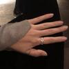 Anillo Sencillo de Nariz de Cerdo de Moda Vintage de Lujo Metálico para Mujer Accesorios de Moda para Niña