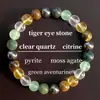 Temu Xiyin Tk Amazon Pulsera Popular Transfronteriza Pulsera de Piedra Natural Amatista Venta Caliente Europea y Americana Nuevo Al Por Mayor
