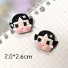 Zapatos de Niña Dibujos Animados Bebé Llorando Cara Brillante Accesorios para Zapatos Accesorios de Resina Taza de Agua Funda para Teléfono Móvil Accesorios de Pegamento Cremoso