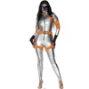 Hombres y Mujeres Amazon Halloween Carnaval Tierra Errante Traje Espacial Piloto Cos Ropa de Astronauta