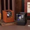 Com luz, tampa aberta, cinco velocidades ajustáveis, mostrador duplo, relógio mecânico automático, porta-relógio, corda elétrica, corda, caixa giratória para relógio