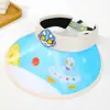 Chapéu de Sol com Proteção UV Ruiya para Crianças, Bonito Chapéu Viseira de Bebê com Aba Larga de Desenho Animado, Chapéu de Sol de Verão para Meninos e Meninas