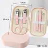 Set portátil de cortaúñas, kit de 8 piezas, para uso doméstico, incluyendo herramientas para el cuidado de los pies y arte de uñas, cortaúñas, tijeras y cortaúñas, al por mayor