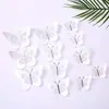 Adhesivos de Pared de Mariposas Huecas Adhesivos de Pared de Mariposas Tridimensionales Decoración de Fondo Adhesivos de Mariposas Coloridas Decoración de Pared Adhesivos de Pared de Fondo