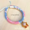 Collar de Gato Perro Mascota Hecho a Mano Estilo Japonés Collar Joyería DIY Pajaritas Pequeñas y Medianas Ajustables Suministros para Mascotas