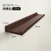 Estante de Pared de Madera Maciza para Sala de Estar, Comedor, Dormitorio, Estante Decorativo para Pared de Fondo Montado en la Pared, Estante Recto para Uñas