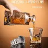 Decantador de whisky con tapa, recipiente de almacenamiento de licor de cristal estilo europeo, decantador de vino comercial, vaso para licor, vaso para whisky