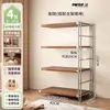 Estante de Livros de Chão com Múltiplas Camadas para Armazenamento na Sala de Estar, Casa, Simples, de Ferro, Prateleira de Exibição, Armazenamento de Escritório, Estante de Livros