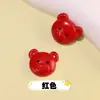Cor Urso de Dois Olhos Plástico Tinta Spray Botões Suéter Infantil Casaco Malharia Decoração de Roupa Fivela Costurada à Mão Desenho Animado