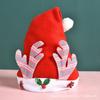 Sombrero de Navidad Transfronterizo Decoraciones para Fiestas Sombrero de Papá Noel Rojo Iluminado Sombreros de Navidad para Adultos y Niños