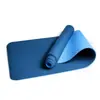 Esterilla de Yoga Bicolor de TPE, Antideslizante, Engrosada, para Deportes y Fitness, Equipo Auxiliar, Antideslizante, Amortiguadora, Silenciosa, Plegable