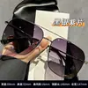 7204 óculos de sol polarizados estilo piloto com armação dupla de metal para homens, bonitos, atacado, para viagem, armação dourada bonita, óculos de sol verdes