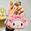 Cartoon bonito melodia moeda bolsa chaveiro pingente chave do carro pingente atacado