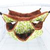 Hamaca pequeña para mascotas, cálida de tres capas, laberinto de algodón para hámster, nido para dormir, bolsa de miel para ardillas y musarañas, nido colgante cálido.