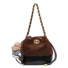 Bolso Cubo Acolchado con Cadena Estilo Pequeño Fragante Transfronterizo 2025 Otoño e Invierno Nuevo Gamuza Diseño de Nicho Coreano Bolso Cruzado