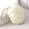 Bola de baño grande para frotar la espalda, súper suave, para niña con flores, toalla de baño con burbujas