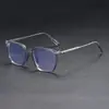 Armazón Cuadrado de Negocios para Hombres Miopía Se Puede Equipar con Protección Ocular Antirradiación Armazón Negro Armazón de Gafas Versátil Gafas Antiluz Azul para Mujer