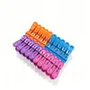 Pinzas de Secado de Plástico, Pinzas de Ropa Coloridas a Prueba de Viento para Uso Doméstico, Pinzas de Plástico para Secar Ropa y Calcetines, Pinzas de Almacenamiento Multicolor para Pantalones