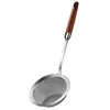 Colador de malla de acero inoxidable 304 artefacto para hacer espuma de cocina cuchara con filtro de harina engrosada colador de residuos para el hogar rejilla de aceite