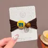 Nuevo Modelo 2025 Diademas Elásticas con Cuentas de Color Sólido para Niñas, Ligas para el Cabello Lindas que No Tiran, Accesorios para el Cabello sin Marca para Niñas