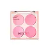 HISYI rubor inteligente de cuatro colores color natural nude maquillaje fácil de difuminar color mate contorno de color placa de rubor puro mujeres