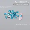 K9 Nuevo Ultra Brillante Borde Plano 5.5X8 Octagonal Arte de Uñas Rhinestones de Forma Irregular Rhinestones de Cubo de Azúcar Coloridos Accesorios Dopamina