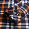 Nueva Camisa de Invierno 2025 para Hombre Gruesa y Cálida con Forro de Polar, Manga Larga, Casual de Negocios, Cuadros, para Padres de Mediana Edad