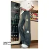 Jeans Lavados Vintage Estilo Americano para Hombre, Diseño de Verano con un Toque de Lujo, Elegantes y Modernos, Pantalones Casuales Acampanados Versátiles