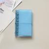 Ppa6a7 Transparente M5 Folhas soltas Manual Livro Ins Diário portátil do aluno Caderno Sub-shell Bolsa de armazenamento Conjunto de cartões