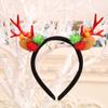Hebilla de Cabeza de Asta de Ciervo Navideño, Diadema Navideña, Diadema, Suministros de Decoración Navideña, Regalos de Navidad