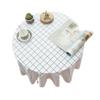 Mantel de Mesa Redonda Antiescaldante Antiaceite Desechable Corazón de Niña ins Redondo Cuadrado pvc Mantel de Mesa de Centro Tela