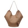 Bolsa Tote de Tecido com Padrão de Nicho para Comércio Exterior para Mulheres 2025 Nova Grande Capacidade Casual Versátil Bolsinha de Ombro/Axila para o Dia a Dia