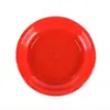 Plato Redondo de Plástico para el Hogar, Plato de Frutas para Bodas, Plato de Frutas para Sala de Estar, Plato de Dulces para Bodas, Plato Rojo, Bandeja de Ofrenda, Plato para Snacks