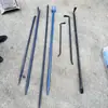 Herramienta para tachuelas de atletismo, palanca, tipo abierto, palanca de cabeza grande, 1.5 m de largo